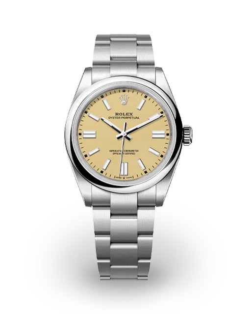 Rolex Oyster Perpetual 41 Steel / Smooth / Beige / Oyster 134300-0007  Model Image