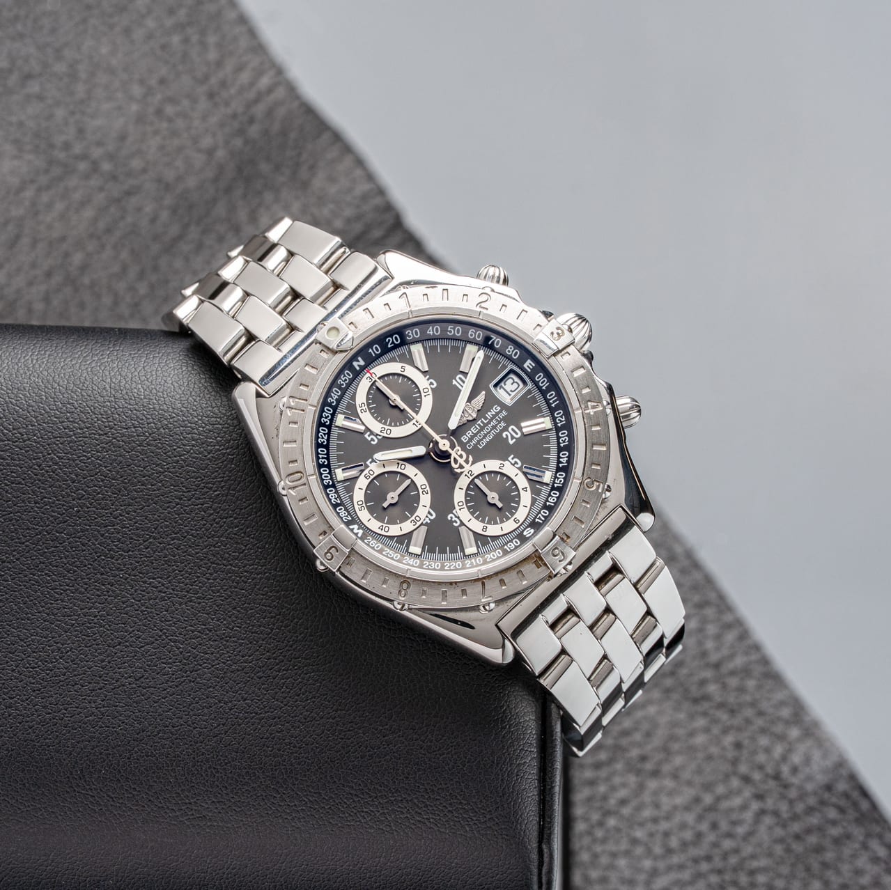 Breitling Chronomat Longitude 40 Steel Gray Bracelet A20348