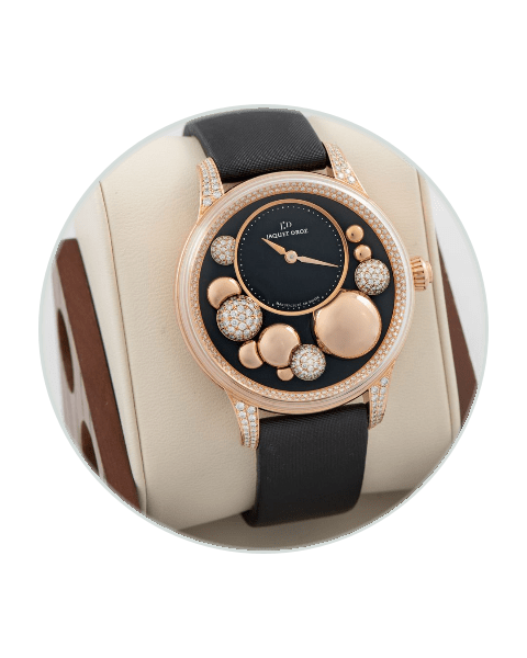 Jaquet Droz Rose Gold | Authenticated In-House | Bezel