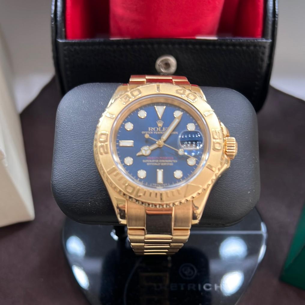 Rolex Yacht-Master Gold Blue 16628