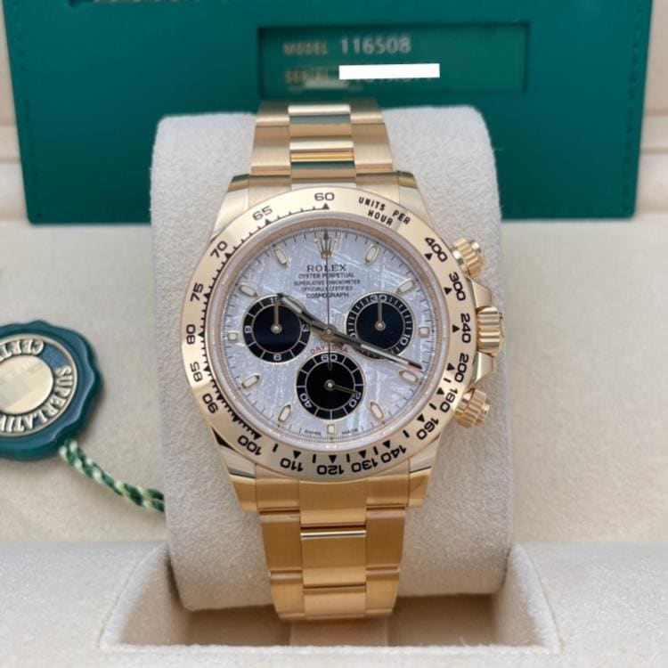 2021 Rolex Daytona Yellow Gold / Meteorite 116508-0015 | Bezel