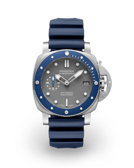 Panerai Luminor Submersible 42 3 Days Automatic Acciaio Blue Ceramic Shark Grey PAM00959 Watches Bezel