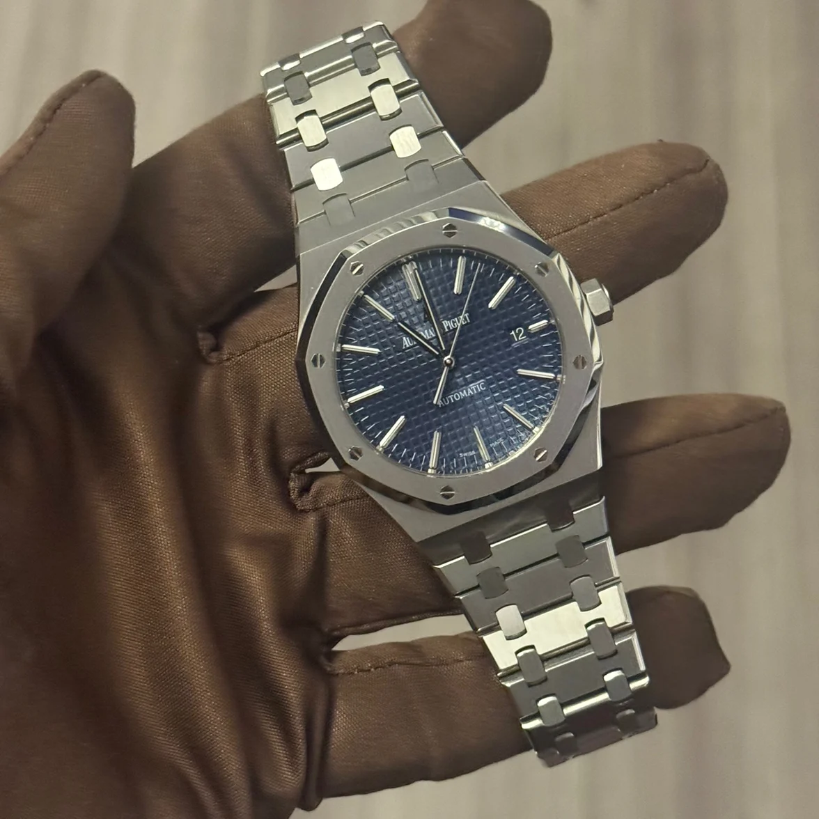 2012 Audemars Piguet Royal Oak 41 / Blue - Boutique Edition 15400ST.OO.1220ST.03