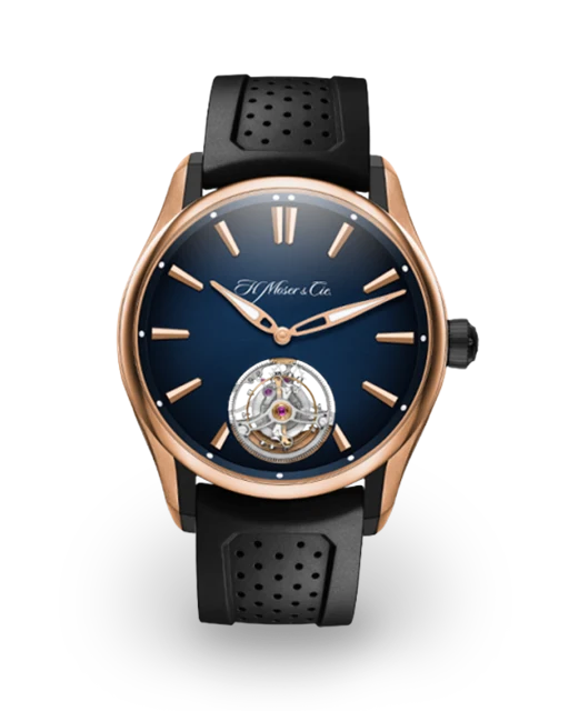 H. Moser & Cie Pioneer Tourbilon Red Gold / Midnight Blue 3804-0900  Model Image