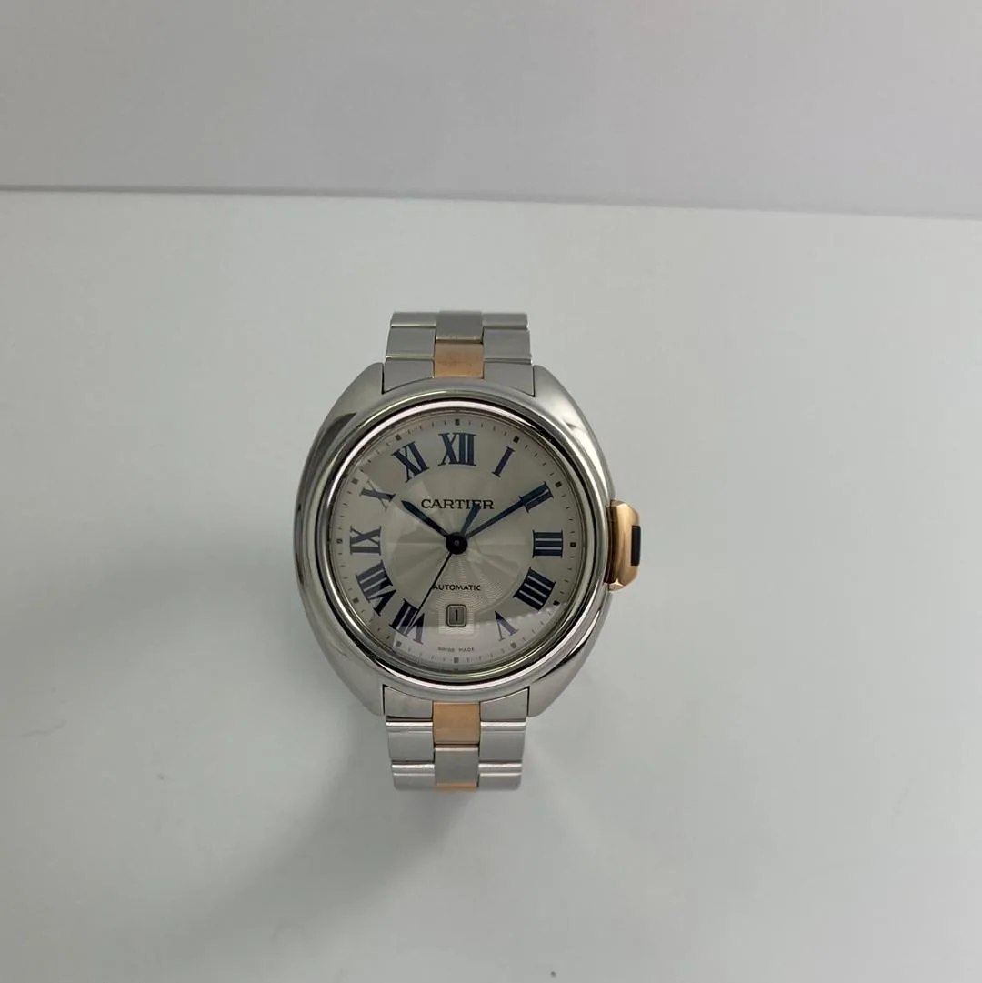 Cartier Clé de Cartier 31 Two-Tone / Silvered / Roman / Bracelet W2CL0004 Listing Image