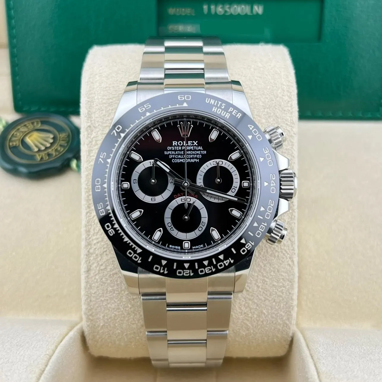 Rolex daytona deals steel ceramic