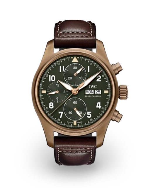 IWC Pilot's Watch Spitfire Chronograph Spitfire Bronze / Green IW3879-02  Model Image