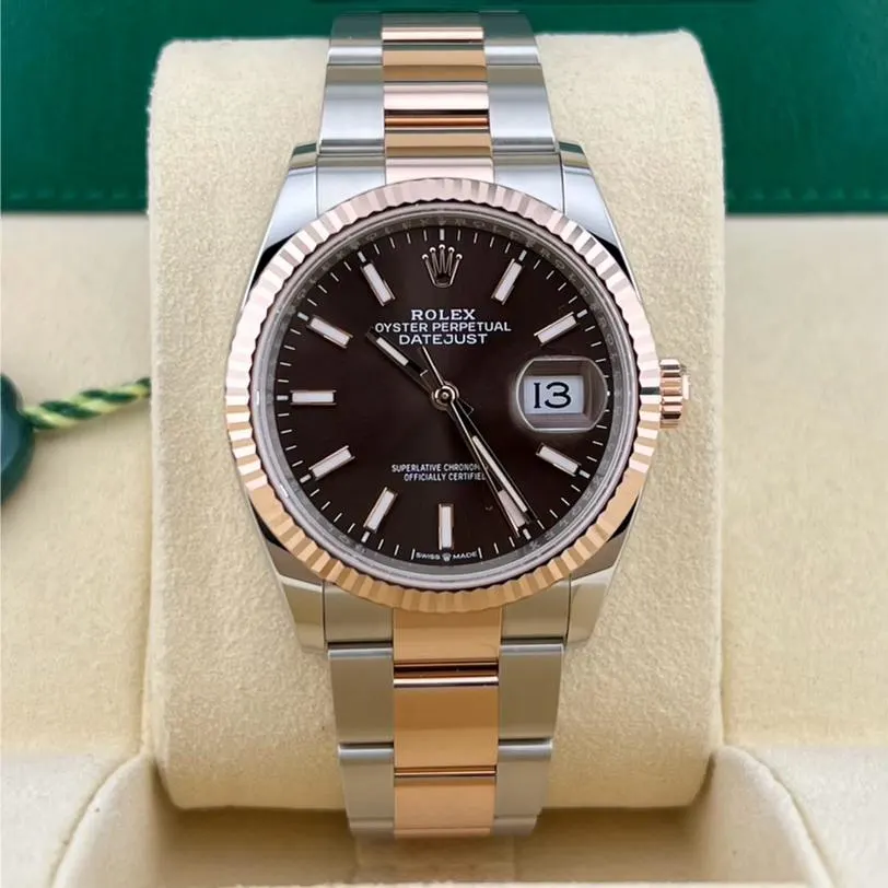 2023 Rolex Datejust 36 Two-Tone / Chocolate / Oyster 126231-0044 Listing Image 1