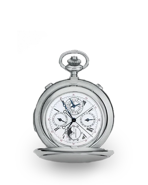 Audemars Piguet  Pocket Watch Grande Complication Hunter-Case Platinum / White Enamel / Roman 25712PT.OO.0000XX.01 Model Image