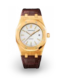 Royal Oak 39 Yellow Gold / Silver / Alligator Avatar Image