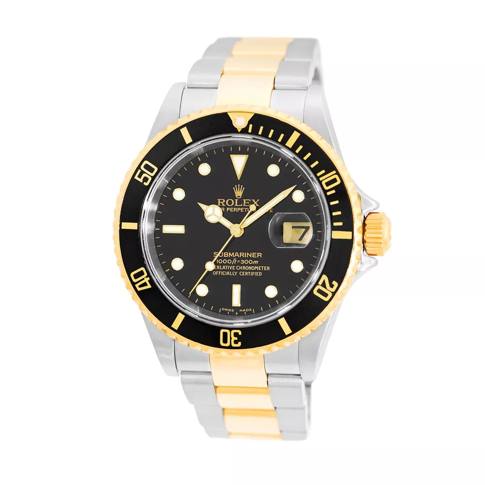 Rolex Submariner Date Two-Tone / Black / SuperLuminova 16613