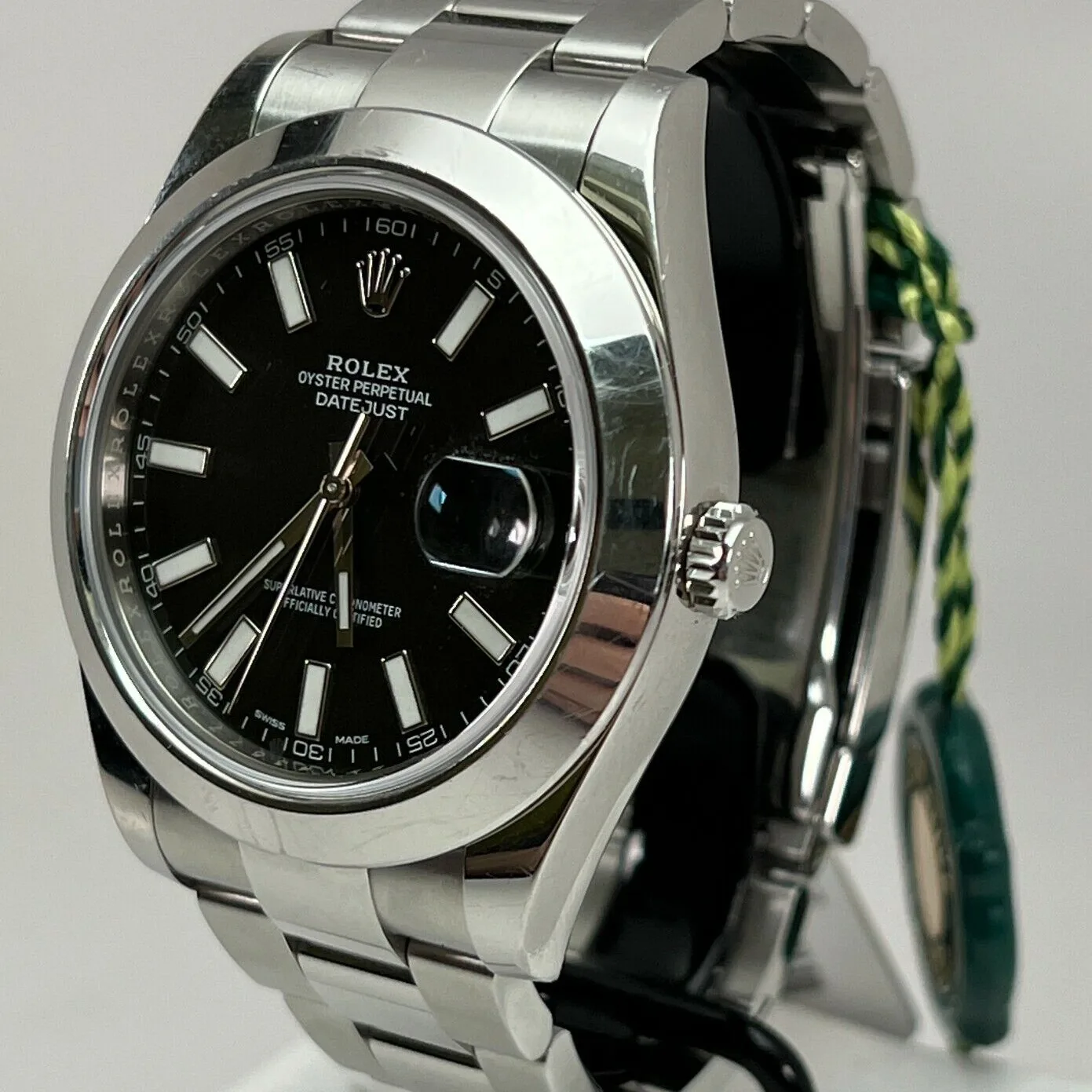 Rolex Datejust II Smooth / Black / Oyster 116300-0001 Listing Image 2