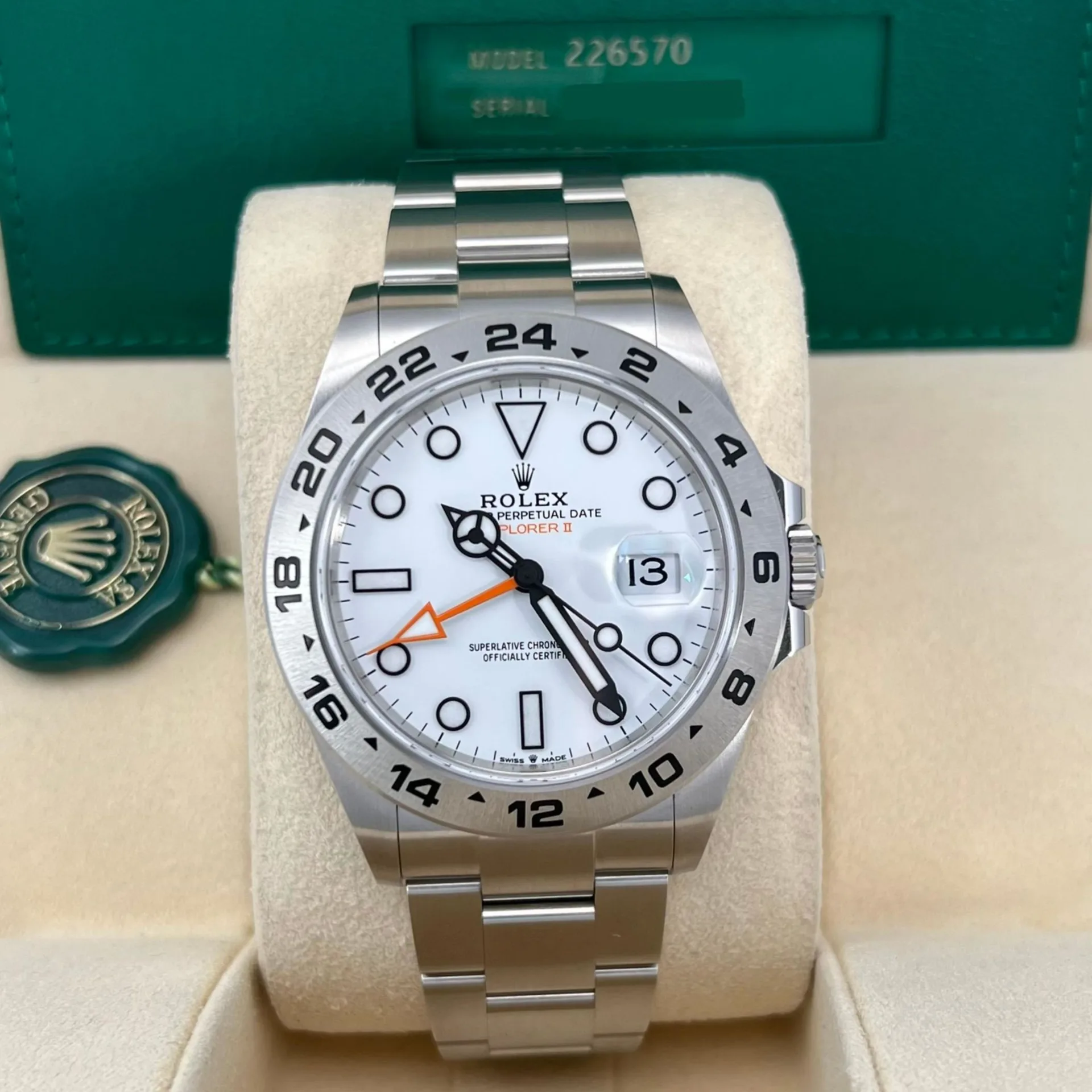 2025 Rolex Explorer II White 226570-0001 Listing Image