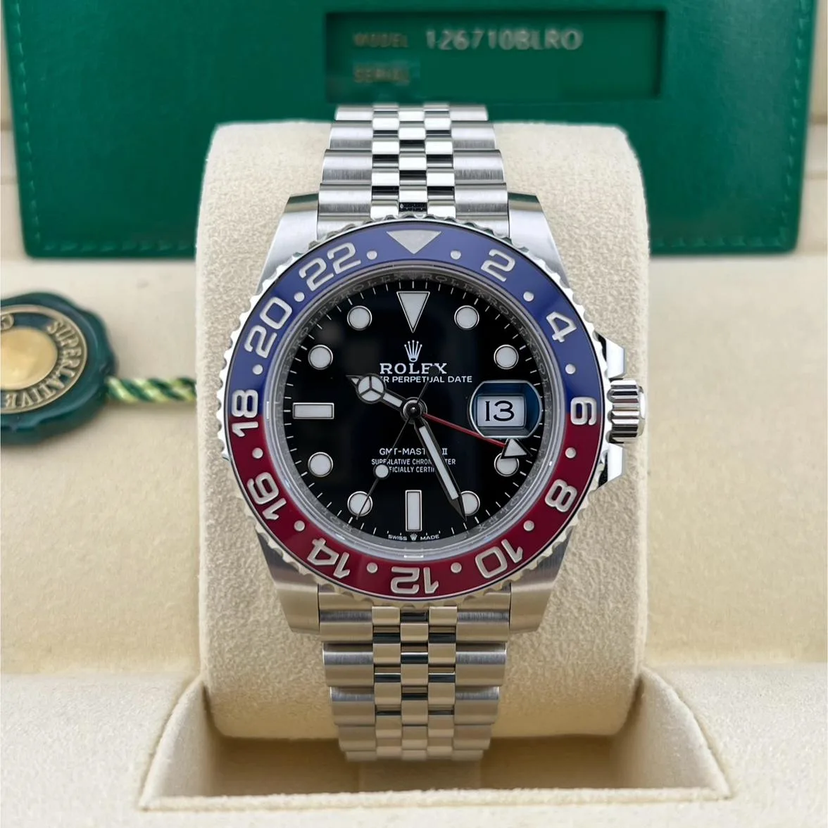 2021 Rolex GMT-Master II "Pepsi" / Jubilee 126710BLRO-0001 Listing Image 3