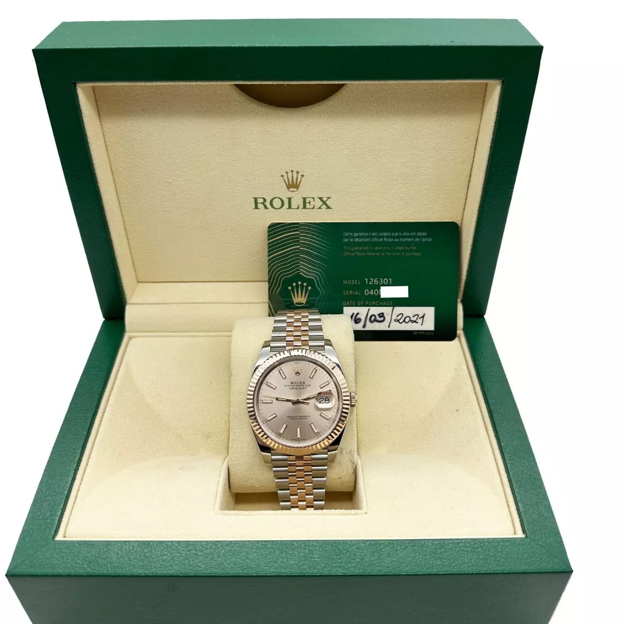 Rolex Datejust 41 Two-Tone / Smooth / Sundust / Jubilee