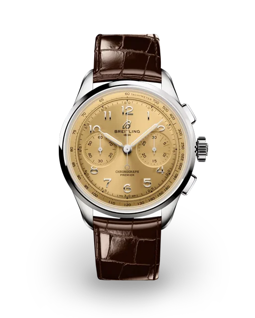Breitling Premier Heritage B09 Chronograph 40 Steel / Champagne AB0930F51H1P1  Model Image