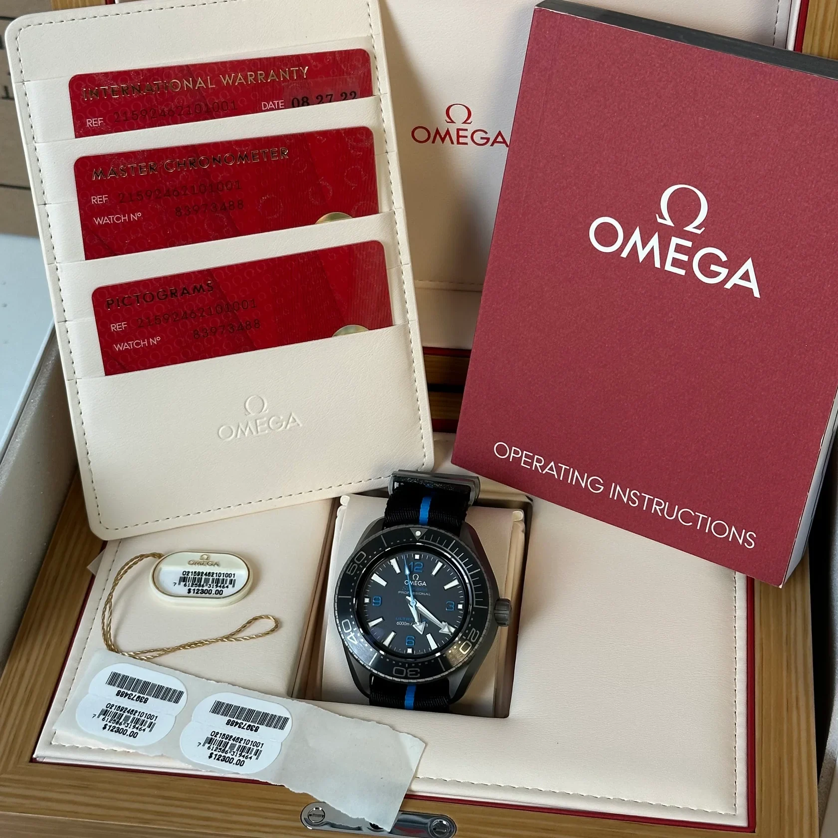 Auction: 2022 Omega Seamaster Planet Ocean Ultra Deep 6000M Co