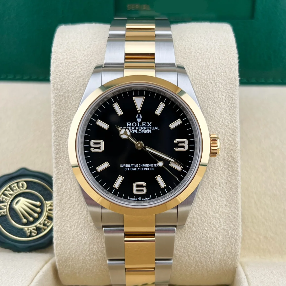 2022 Rolex Explorer Two-Tone 124273-0001 Listing Image
