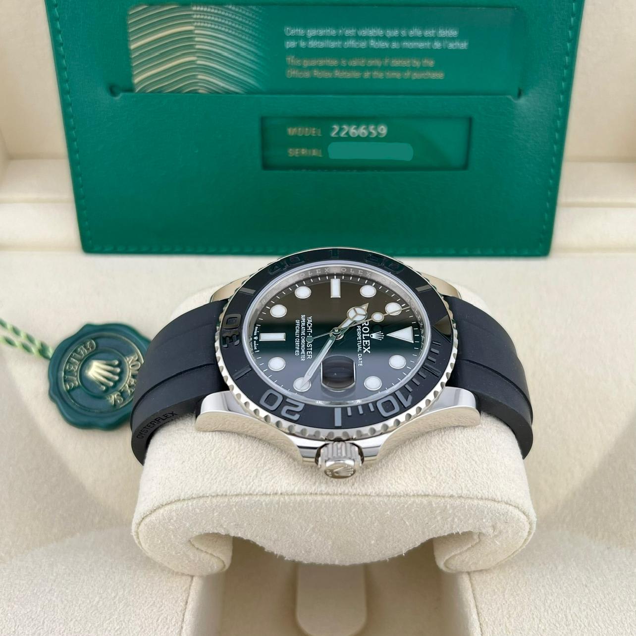 Rolex Yacht-Master 42 White Gold / Black / Oysterflex 226659