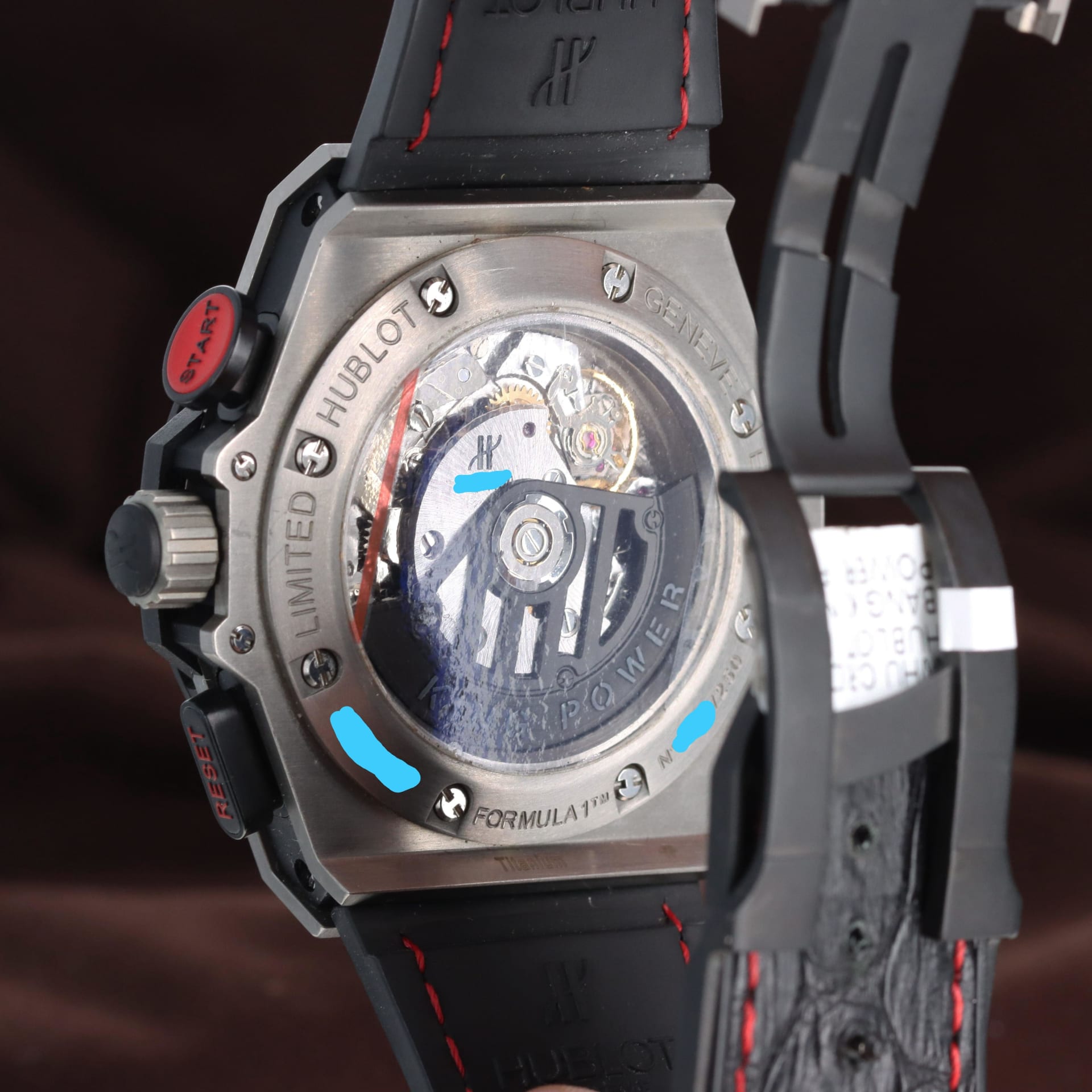 Hublot King Power Big Bang F1 Austin 48 Titanium / Red/Black