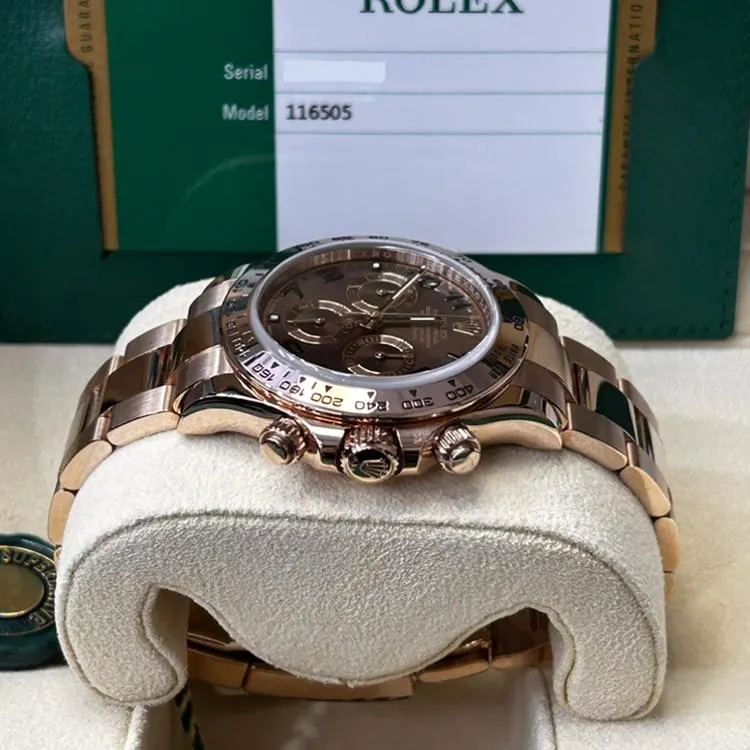 2019 Rolex Daytona Rose Gold / Chocolate / Arabic 116505-0004 Listing Image 4