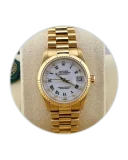 Datejust 31 Yellow Gold / Fluted / White / Roman Diamond-Set / President Avatar Image