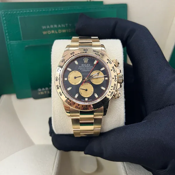 Rolex Daytona Yellow Gold / Black and Champagne 116508-0009 Listing Image 1