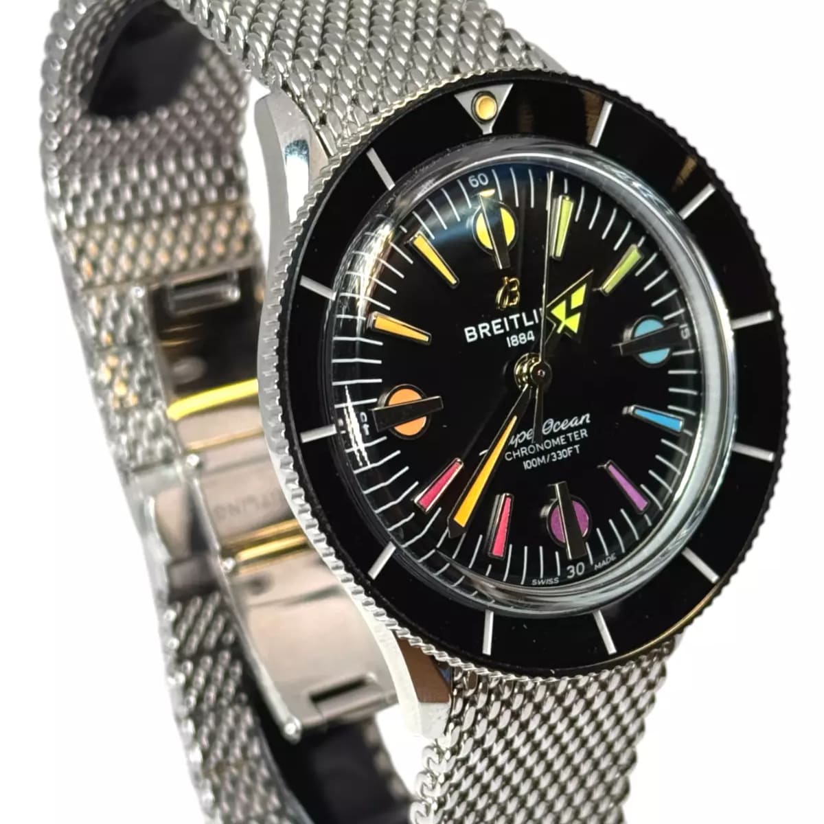 Breitling Superocean Heritage '57 Stainless Steel Rainbow