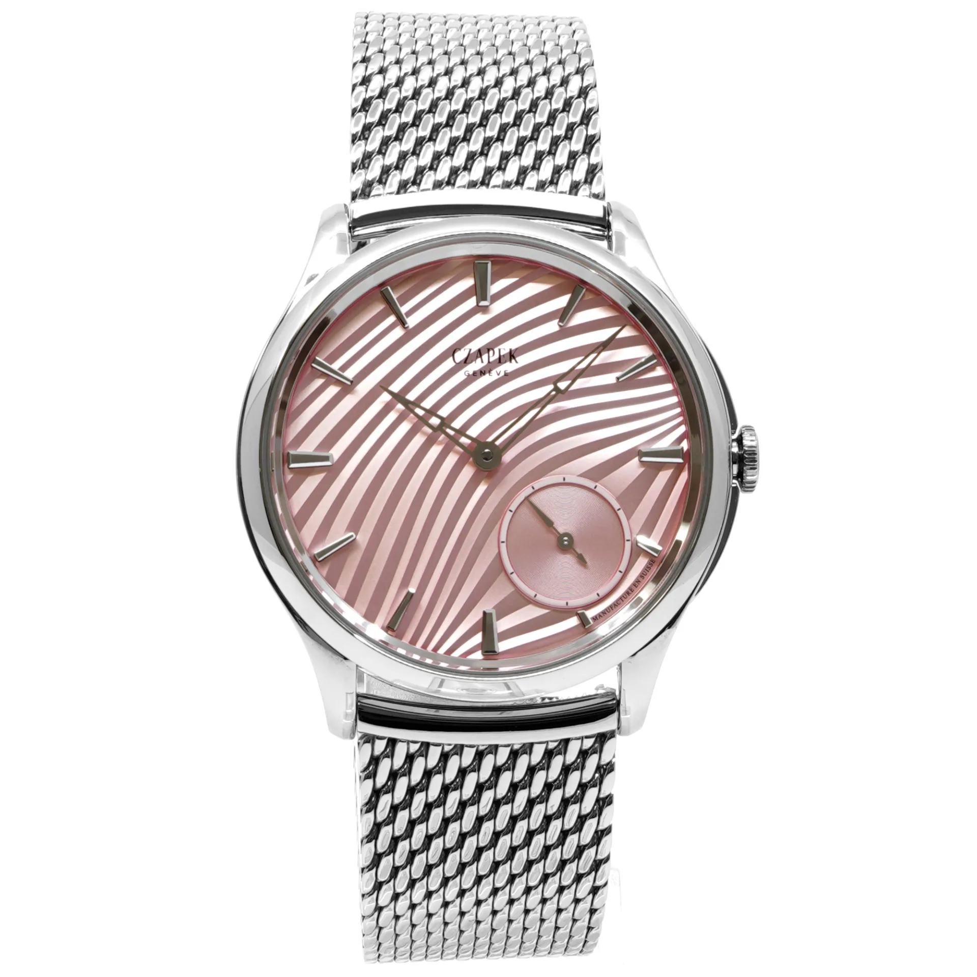 2025 Czapek Promenade Plissé Rose 38 Steel / Rose / Bracelet - Limited to 18 Pieces Promenade Plissé Rose