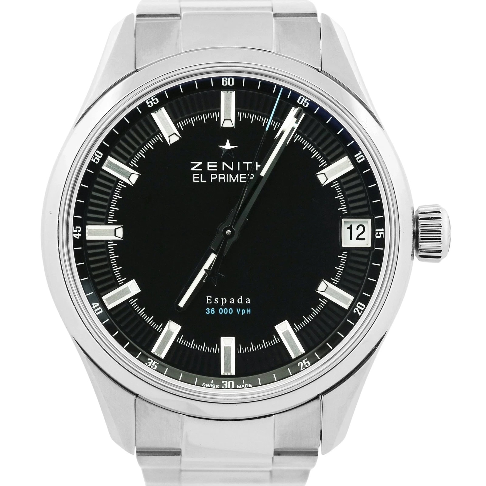 Zenith El Primero Espada 40 Steel / Black / Bracelet 03.2170.4650