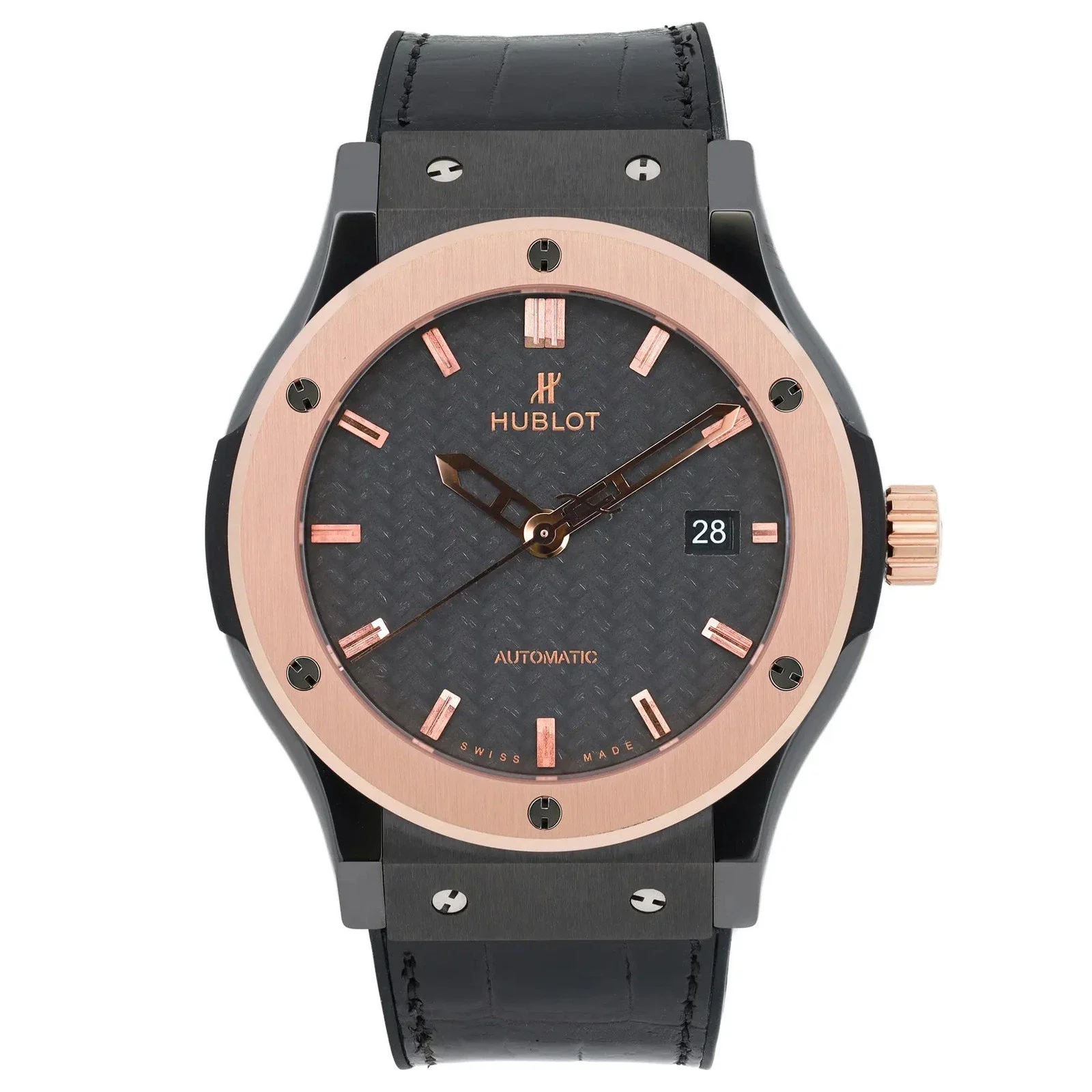 Hublot Classic Fusion 42 Ceramic / King Gold / Black Carbon Fiber / Strap 542.CO.1780.RX