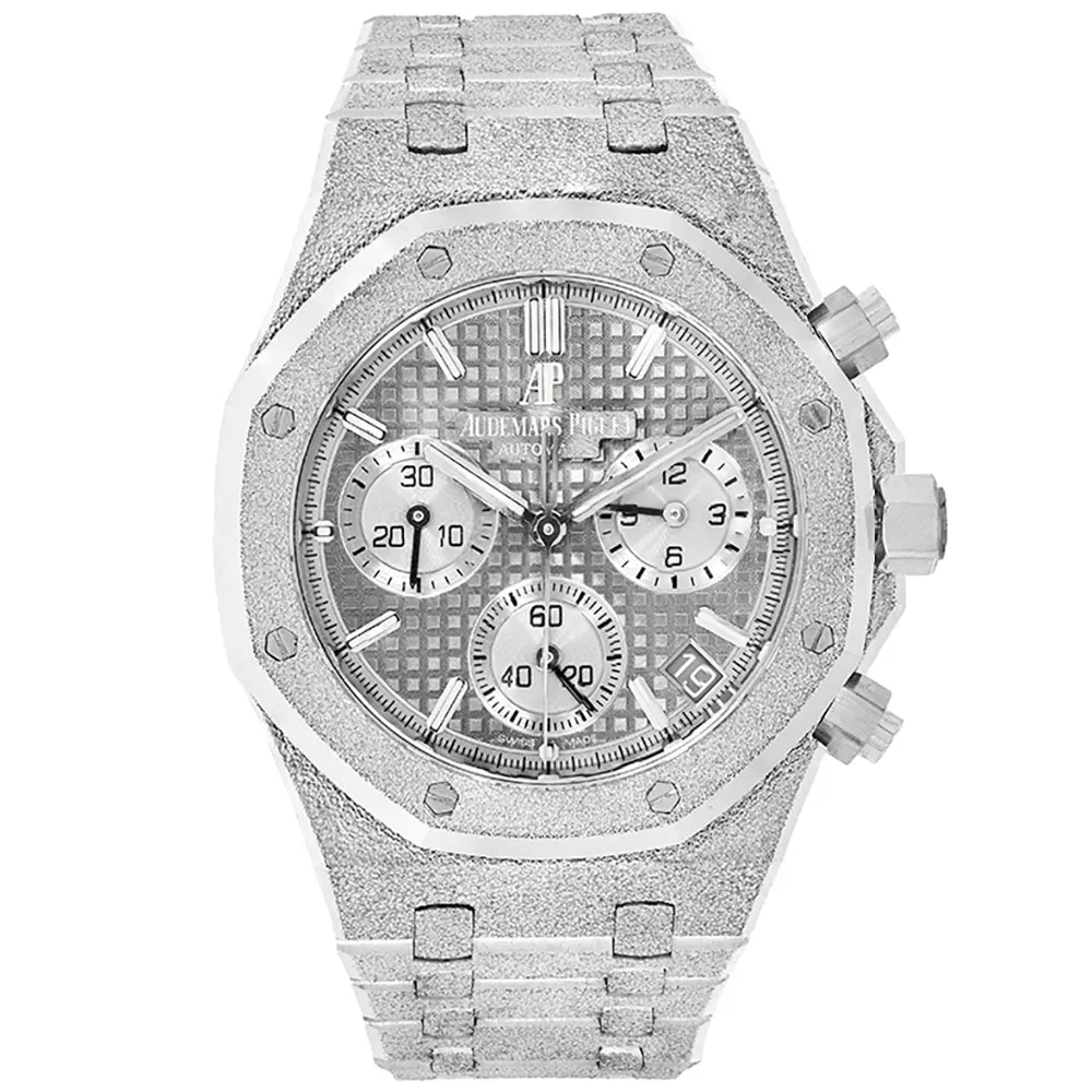 Audemars Piguet Royal Oak Chronograph 41 Frosted White Gold / Gray - Limited to 200 Pieces 26239BC.GG.1224BC.01 Listing Image