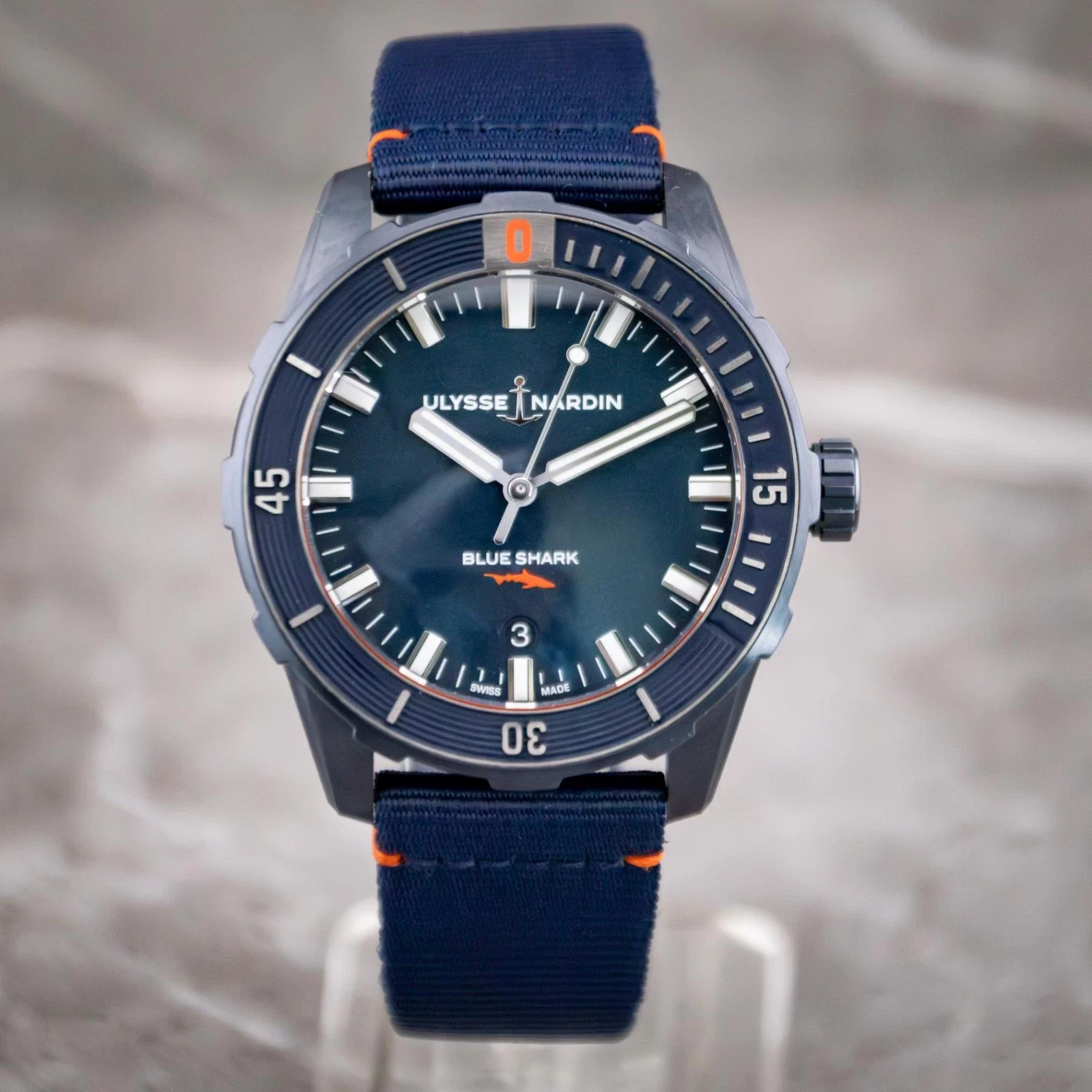 2021 Ulysse Nardin Diver 42 Steel / Blue / Strap 8163-175/93