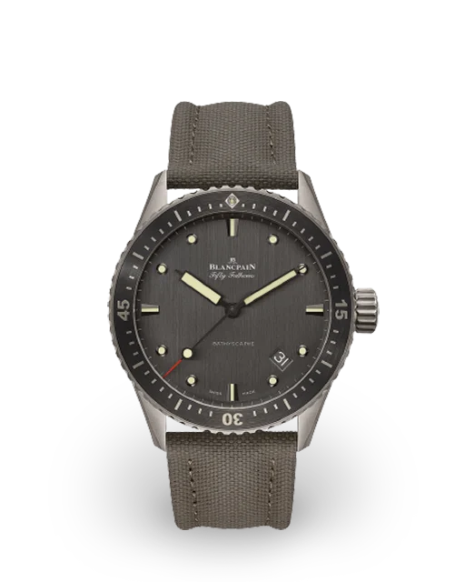 Blancpain Fifty Fathoms Bathyscaphe Titanium / Gray 5000-1210-G52A  Model Image