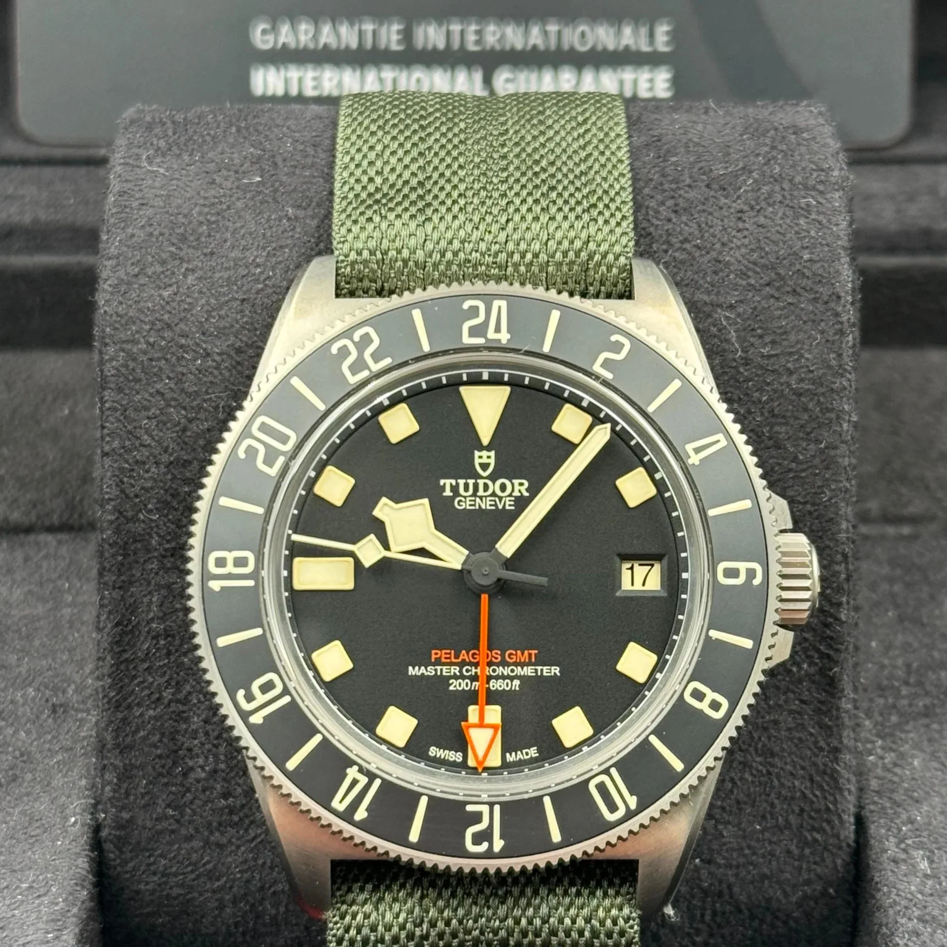 Auction: 2025 Tudor Pelagos FXD GMT Titanium M2542G257NU-0002 Bezel