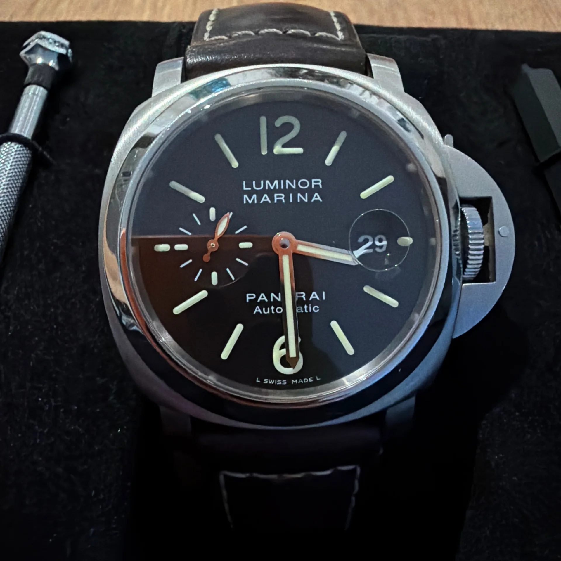 2008 Panerai Luminor Marina Automatic Acciaio 44mm Bracelet PAM00299