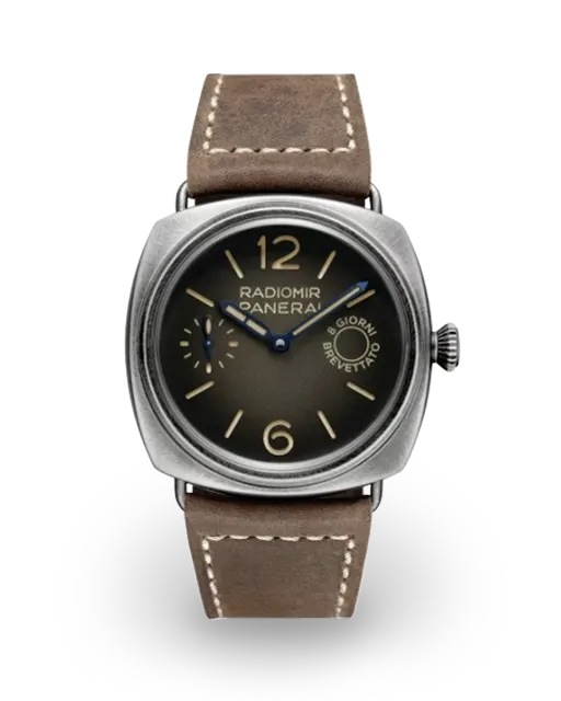 Panerai Radiomir Otto Giorni Patina Steel / Brown PAM01347  Model Image