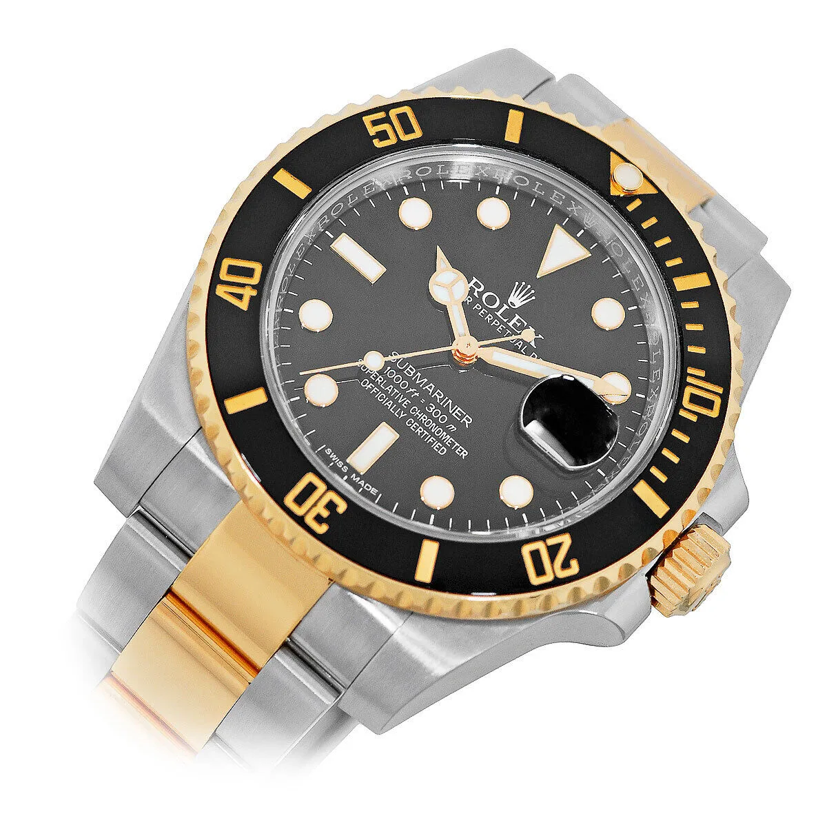 2015 Rolex Submariner Date Two-Tone / Ceramic / Black 116613LN-0001 Listing Image 2