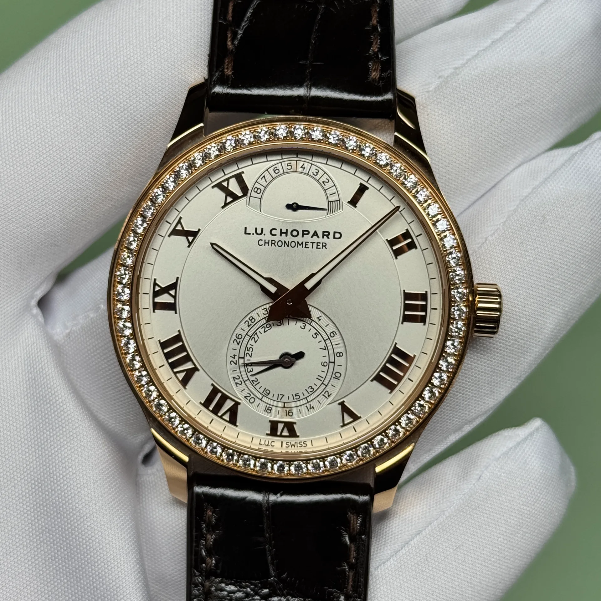 Chopard L.U.C Quattro Rose Gold / Diamond 171926-5001