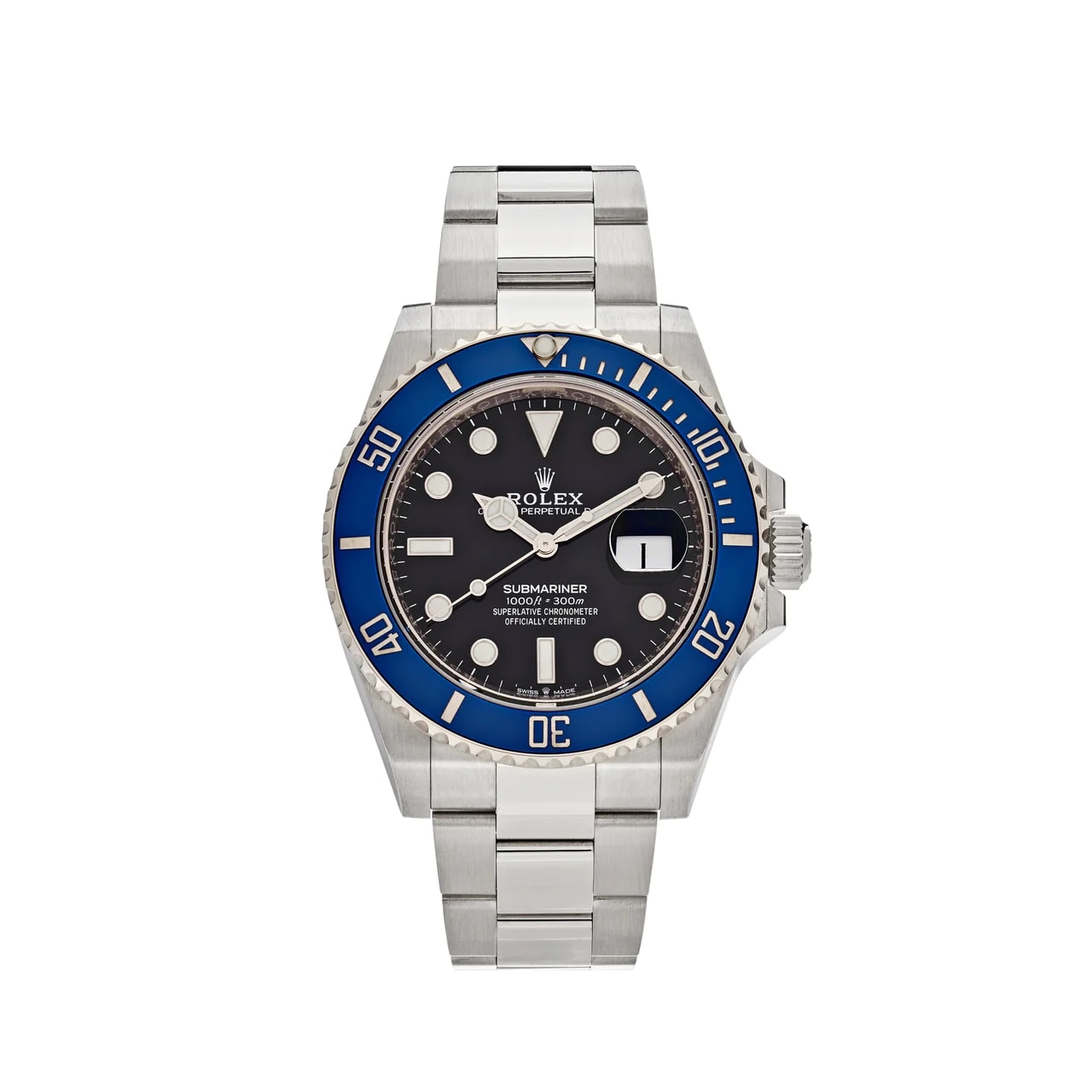 Rolex submariner gold outlet blue price