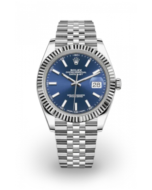 Rolex Datejust 41 Fluted / Blue / Jubilee 126334-0002  Model Image