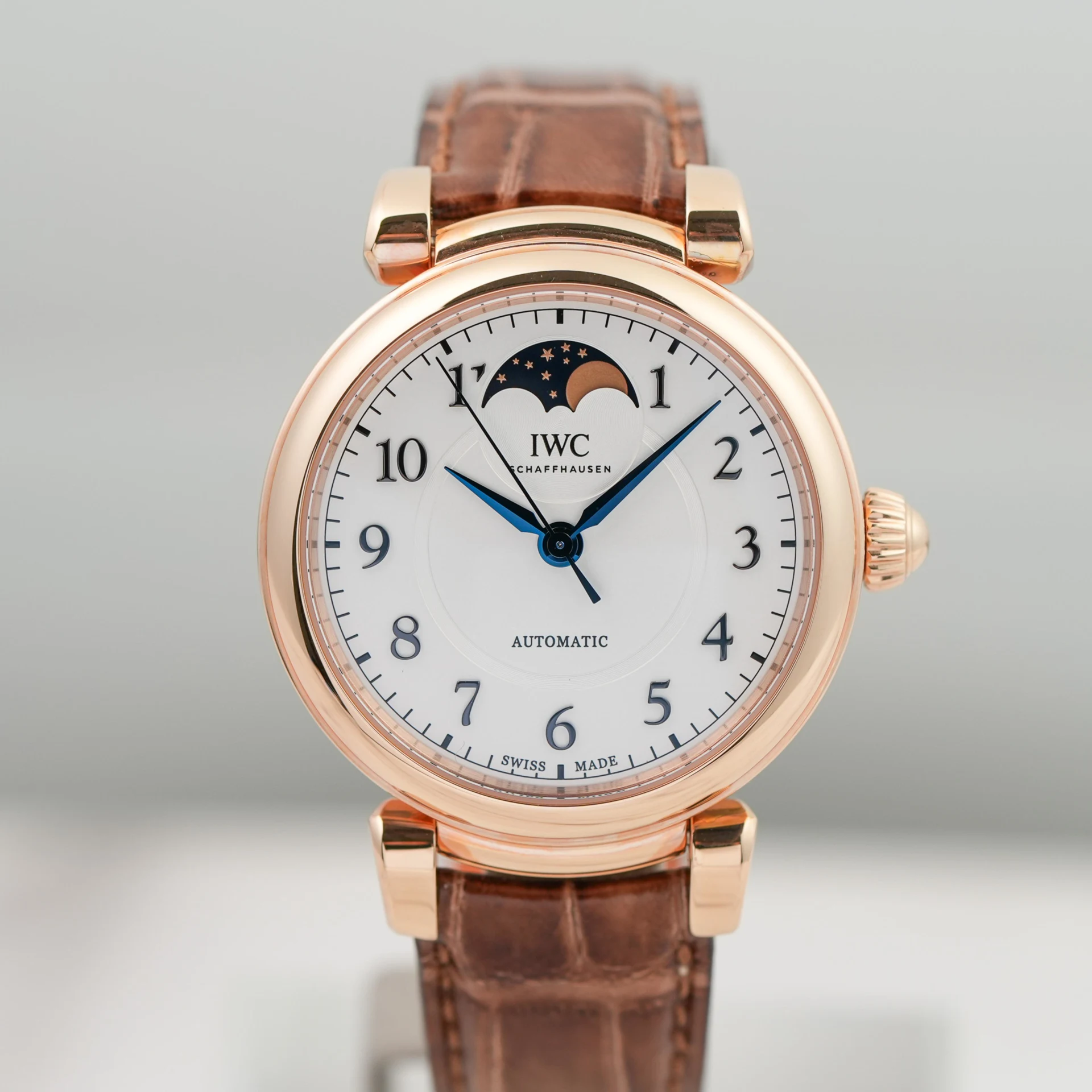 IWC Da Vinci 36 Moonphase Red Gold / Silver IW4593-08