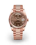 Day-Date 40 Rose Gold / Fluted / Chocolate / Roman Avatar Image