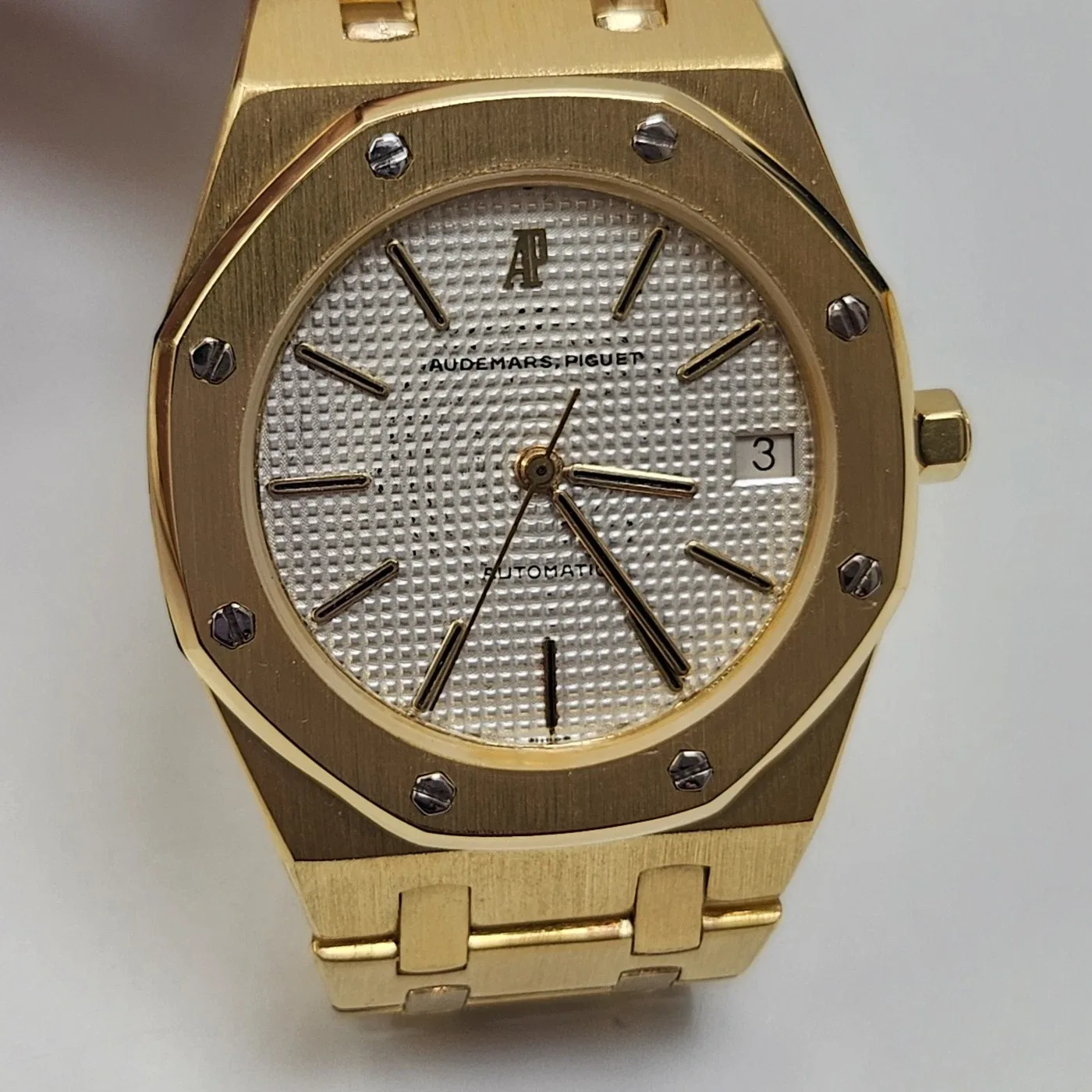 Audemars Piguet Royal Oak 36 Yellow Gold / Ivory / Bracelet 4100BA