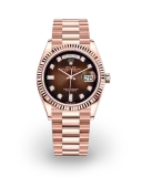 Day-Date 36 Rose Gold / Fluted / Brown Ombre / Baguette Diamond-Set Avatar Image