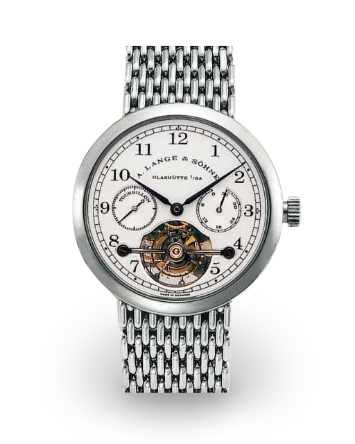 A. Lange & Söhne Tourbillon Pour le Mérite Platinum / Bracelet 751.005 Model Image