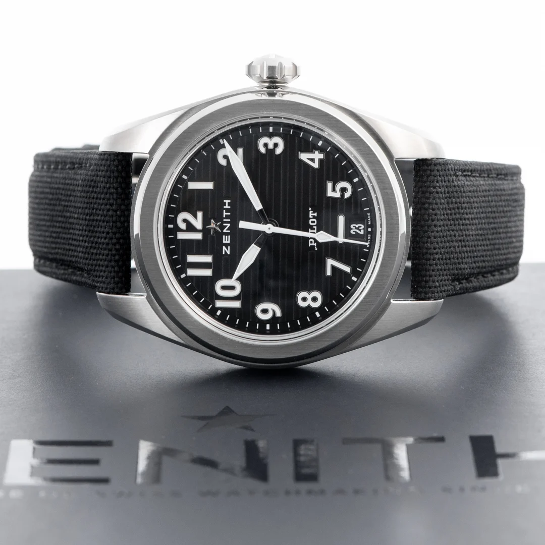 Auction: 2025 Zenith Pilot Automatic 40 Steel / Black / Arabic
