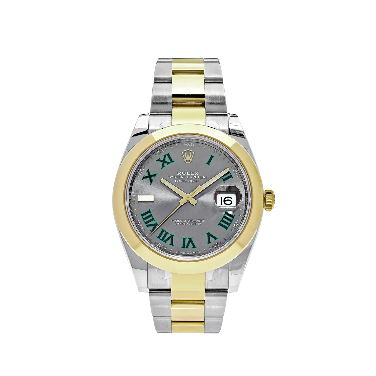 2021 Rolex Datejust 41 "Wimbledon" / Two-Tone / Smooth / Oyster 126303-0019 Listing Image 1