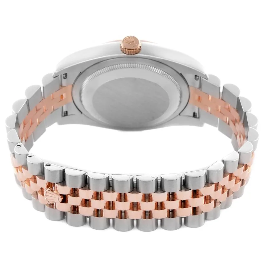 Rolex Datejust 36 Two-Tone / Fluted / Black / Roman / Jubilee 116231-0085 Listing Image 6