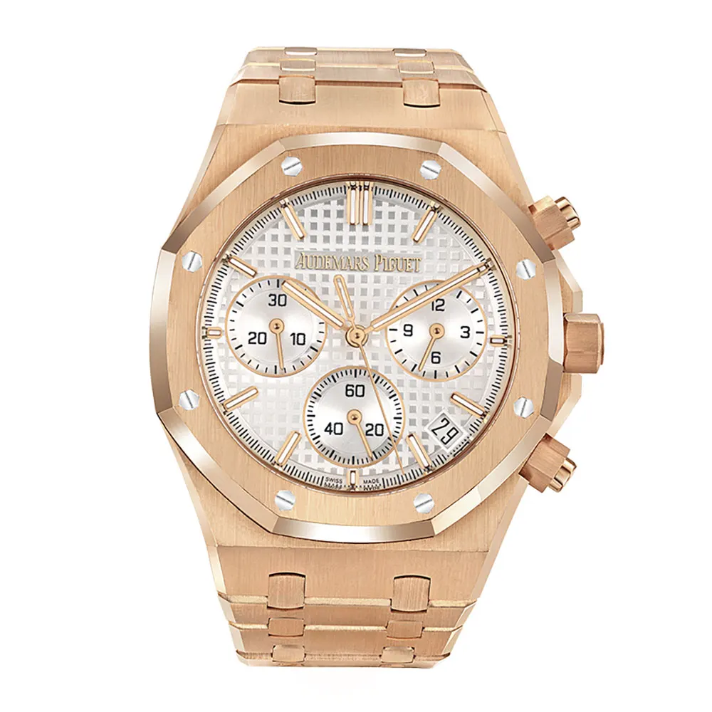 2022 Audemars Piguet Royal Oak Chronograph 41 - 50th Anniversary - Rose Gold / Silver 26240OR.OO.1320OR.03 Listing Image